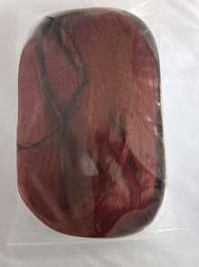 Long Straight Synthetic Wig - Burgundy - View 4