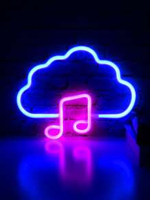 Cloud Shaped Neon Light - Multicolor - View 2