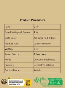 1入組摩托車車輪安全出行燈 - 彩色 - 查看 5