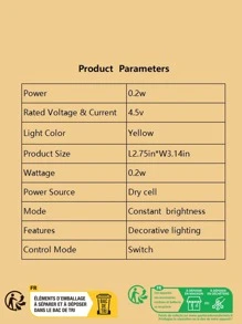 1pc Retro Honeycomb Shaped Electronic Candle Decorative Lamp For Room Decoration And Ambiance - Yellow - View 3