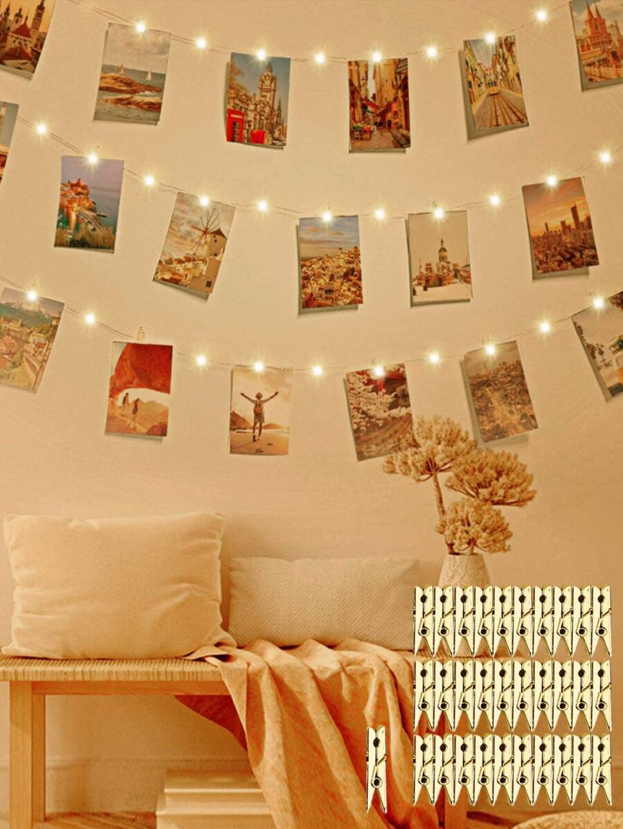 1入組夾燈簾 - 黃色 - 查看 1