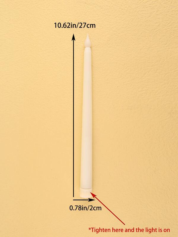 SHEIN 1pc Electronic Flameless Candle SHEIN USA