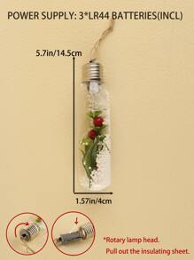 1 pieza Luz decorativa con diseño flor - Amarillo - Ver 6