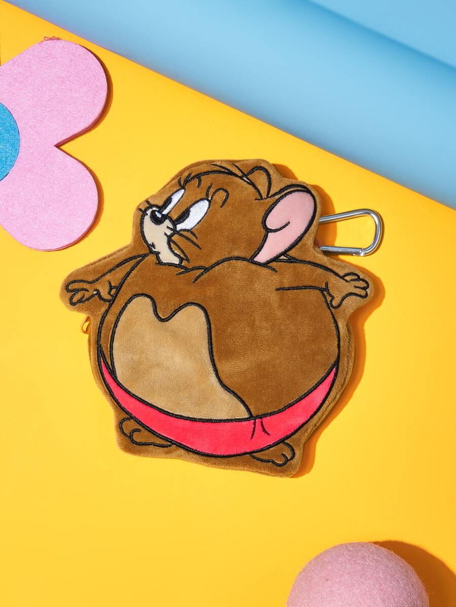 TOM & JERRY X SHEIN Cartoon Mouse Design Coin Purse - Multicolor - View 1