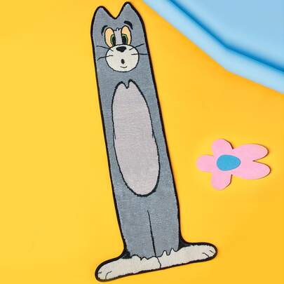 TOM & JERRY X SHEIN 卡通圖案地毯