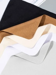 5pcs High Quality Glasses Cleaning Cloth, Ultra-Fine Fiber Cleaning Glasses Cloth, Wiping Mobile Phone Screen, Jewelry Wiping, Piano,Lens, Watch Cloth, Can Be Reused,Eyeglass Sunglasses Cleaning Cloth,Screen Cleaner For Computers, Phones And Tablets - Multicolor - View 5