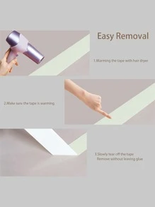 1 rollo brillante en oscuro cinta - Verde - Ver 8