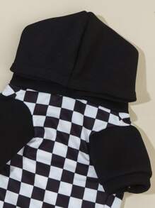 PETSIN Checkered Print Pet Hoodie - Multicolor - View 6