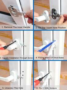 1 Stück Kunststoff Fensterverriegelung