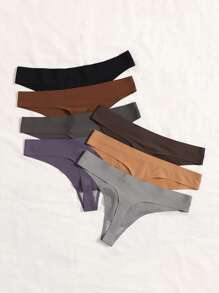 Quần lót lọt khe co giãn nhiều màu cho nữ, đồ lót thoải mái thường ngày - Nhiều màu - Xem 2