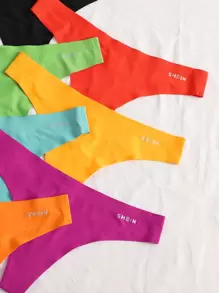 7 múi Không lộ Quần lót gợi cảm - Nhiều màu - Xem 3