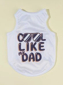 PETSIN Letter Graphic Pet Tank