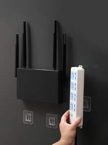 1入組重型13.2磅最大自粘壁鉤-非常適合浴室、廚房、圖片掛鉤6X6厘米/2.36X2.36英寸 - 無色 - 查看 3