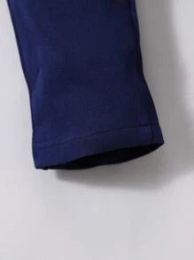 SHEIN 男童蝴蝶结前衬衫和背带裤 男婴正式服装 男婴优雅服装