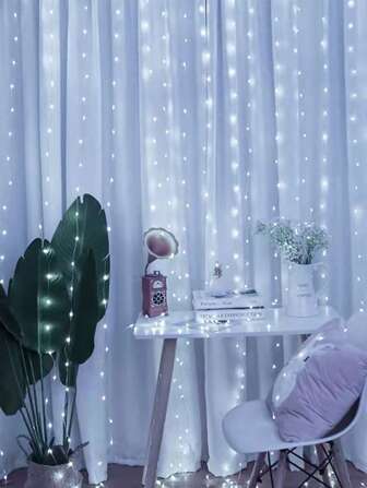 BASIC LIVING 1pc Guirlandes lumineuses 120 LED 2m