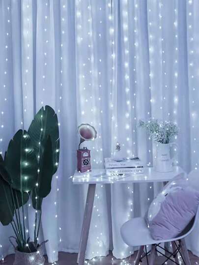 BASIC LIVING 1pc Guirlandes lumineuses 120 LED 2m