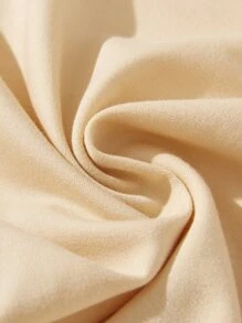 SHEIN Girls 1pc Eyelash & Letter Graphic Sweatshirt - Apricot - View 4