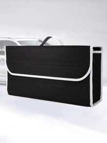 1入組可折疊毛氈車後備箱收納袋 - 黑色 - 查看 1