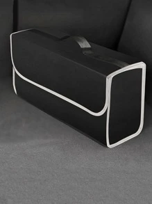 1入組可折疊毛氈車後備箱收納袋 - 黑色 - 查看 2