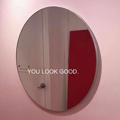 1pc Slogan Graphic Wall Sticker, White Waterproof Slogan Wall Decal For Home Decor, Stickers, Wall Decal, Vinyl Decal For Home Decorations, Spring Decoration Items Refresh Your Home, Rama Decoration Stickers Gifts Birthday Graduation