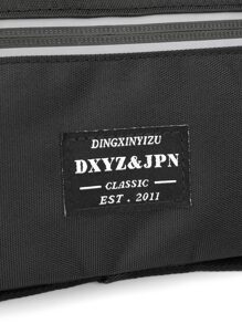 DINGXINYIZU Men Letter Graphic Chest Bag - Black - View 5