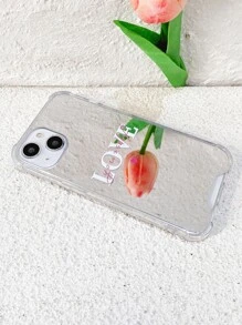 LOVE Shockproof Mirror PC Case Compatible With IPhone 16/16 Pro/16 Plus/16 Pro Max/15/14/13/12/11/IPhone 17/17 Pro/17 AIR/17 Pro Max/16E - Silver - View 2
