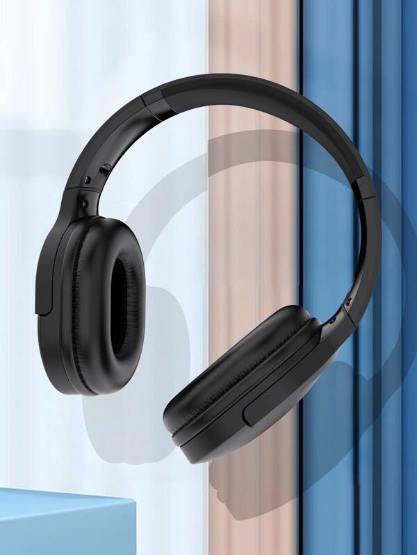 Foldable allinear overear wireless headphones with microphone