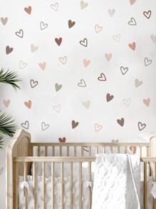 2 tờ nhãn dán tường tự dính trang trí nhà cửa, bộ nhãn dán tường họa tiết trái tim, dùng cho phòng ngủ, phòng khách, nhãn dán, decal dán tường, nhãn dán vinyl trang trí nhà cửa, vật dụng trang trí mùa xuân làm mới ngôi nhà của bạn, nhãn dán trang trí Rama quà tặng sinh nhật tốt nghiệp - Nhiều màu - Xem 5