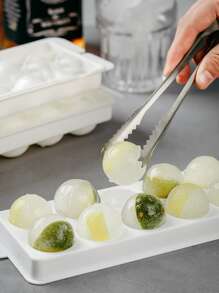 1入組10格冰球模具 - 白色 - 查看 3