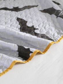 Colcha con estampado de murciélago - Multicolor - Ver 5