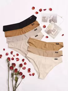 7pack Plain Panty - Multicolor - View 1