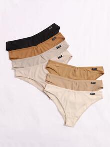 7pack Plain Panty - Multicolor - View 4