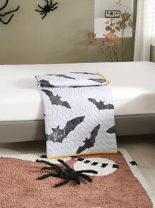 Colcha con estampado de murciélago - Multicolor - Ver 2