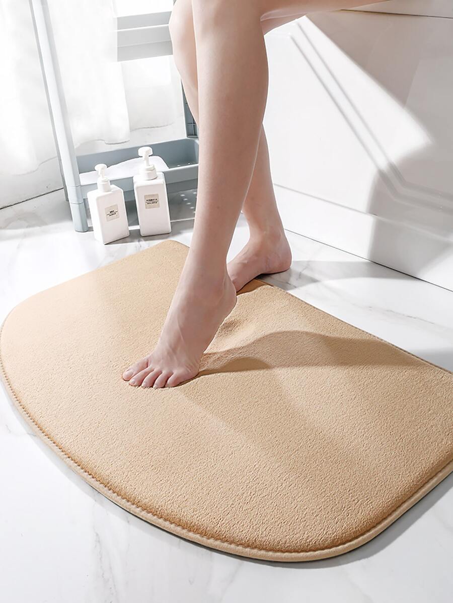 1入組素色吸水浴室毯