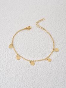 唱片墜飾手環 - 金黃色 - 查看 1