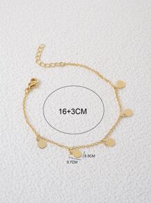 唱片墜飾手環 - 金黃色 - 查看 3