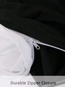 Halloween Pumpkin Pattern Duvet Cover Without Filler - Multicolor - View 3