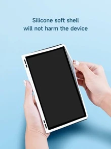 1pc Protective Case Compatible With Switch/Switch Oled/New Switch2(2025),Can Be Installed In The Dock Without Removing The Protective Case - White - View 4