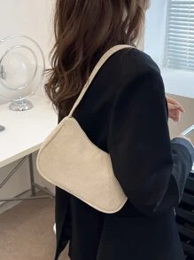 Vải to sợi Dây kéo Túi Vuông Tối giản Túi đeo vai đính dây chuyền Giải trí Tay Nách Ví Cho công việc Nhẹ , Thương vụ Hàng ngày Tối giản Vải to sợi Cái túi Đối với Cô gái tuổi teen NỮ Cao đẳng Sinh viên , & Cổ cồn trắng Công nhân
工人 Hoàn hảo Cho văn phòng , Cao đẳng , Làm việc , Làm Việc  , Commute - Màu Khaki - Xem 3