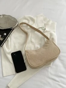 Vải to sợi Dây kéo Túi Vuông Tối giản Túi đeo vai đính dây chuyền Giải trí Tay Nách Ví Cho công việc Nhẹ , Thương vụ Hàng ngày Tối giản Vải to sợi Cái túi Đối với Cô gái tuổi teen NỮ Cao đẳng Sinh viên , & Cổ cồn trắng Công nhân
工人 Hoàn hảo Cho văn phòng , Cao đẳng , Làm việc , Làm Việc  , Commute - Màu Khaki - Xem 8