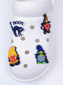 4入組小矮人設計鞋飾 - 彩色 - 查看 2