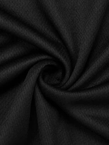 Manfinity Men Notched Neck Polo Shirt - Black - View 5