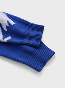 Manfinity Men Mountain Pattern Turtleneck Jumper - Multicolor - View 4