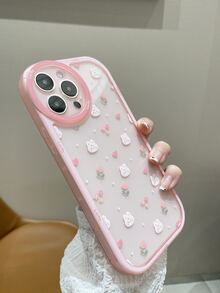 Cartoon Rabbit Clear Phone Case - Multicolor - View 2