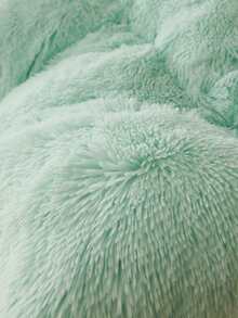 3pcs/set Green Duvet Cover Set (1pc Comforter Cover, 2pcs Pillowcase), Polyester Fluffy Bedding Set For Home - Green - View 3