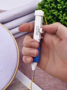 1 set Gancho de croché de plástico - Multicolor - Ver 6