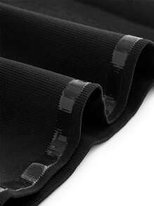 SHAPORA Solid Wideband Waist Shapewear Trousers - Black - View 5