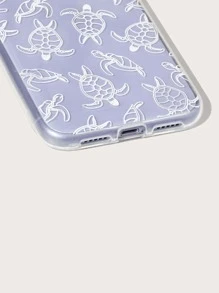 1只彩色海龜圖案手機殼，適用於IPhone/三星手機，適用於IPhone 13，IPhone 11，Galaxy A52 - 彩色 - 查看 3