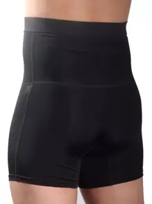 Men Wide Waistband Boxer Brief - Black - View 2