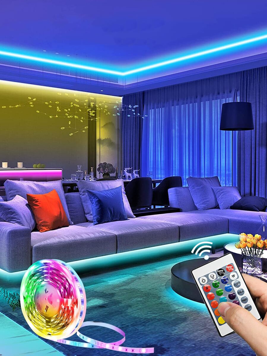 1PC 1M30MABS LED Strip Light Colorful Color Change Room Decor Home